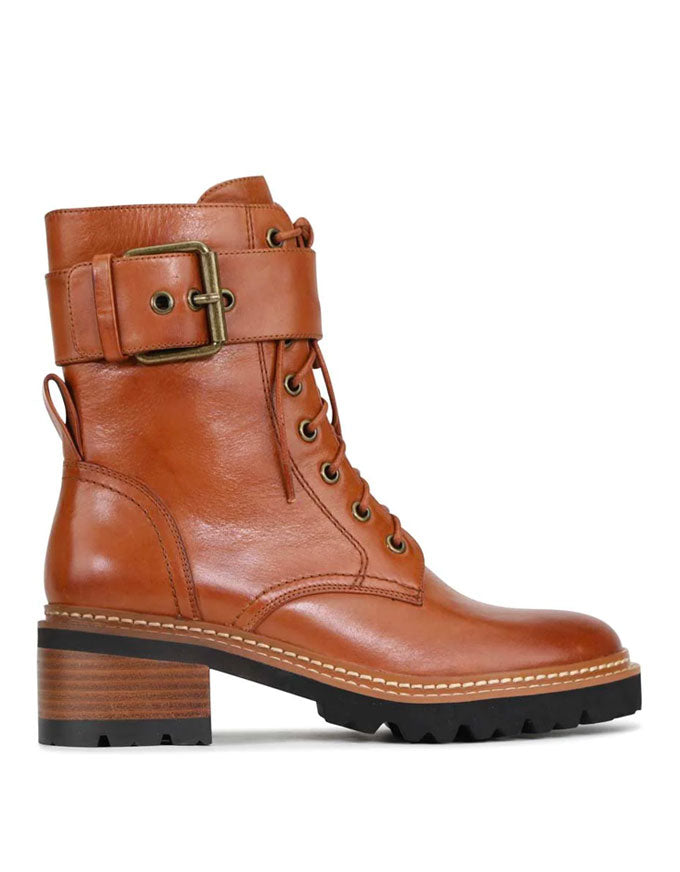 Line Boot Brandy Leather