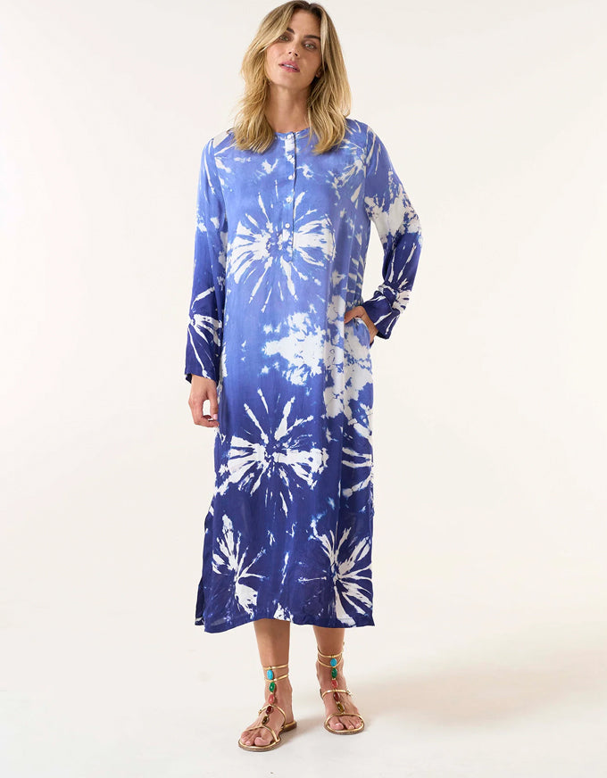 Llew Maxi Dress Marrakesh Indigo Cupro