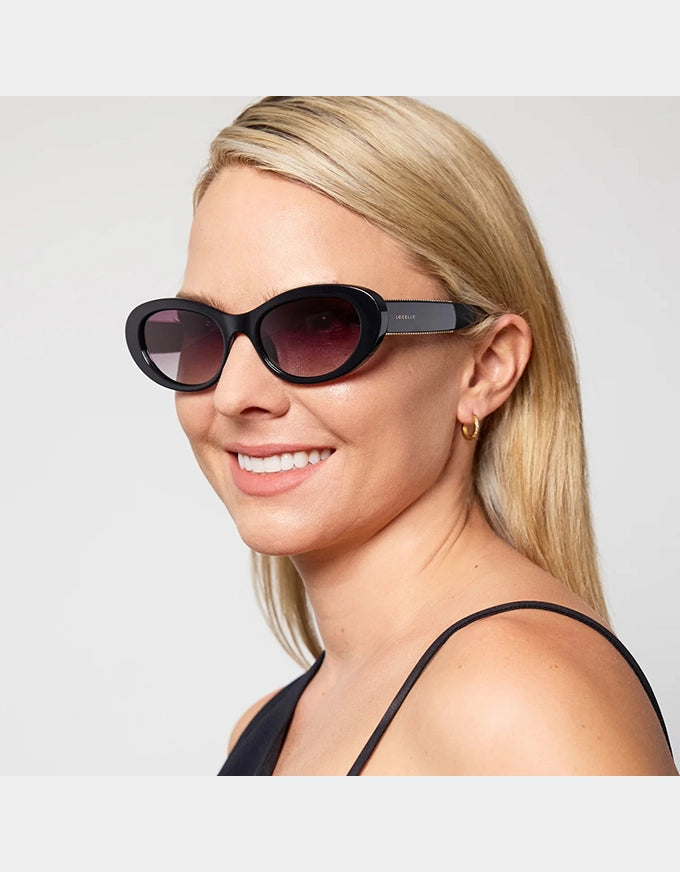 Macey Sunglasses Black Smoke
