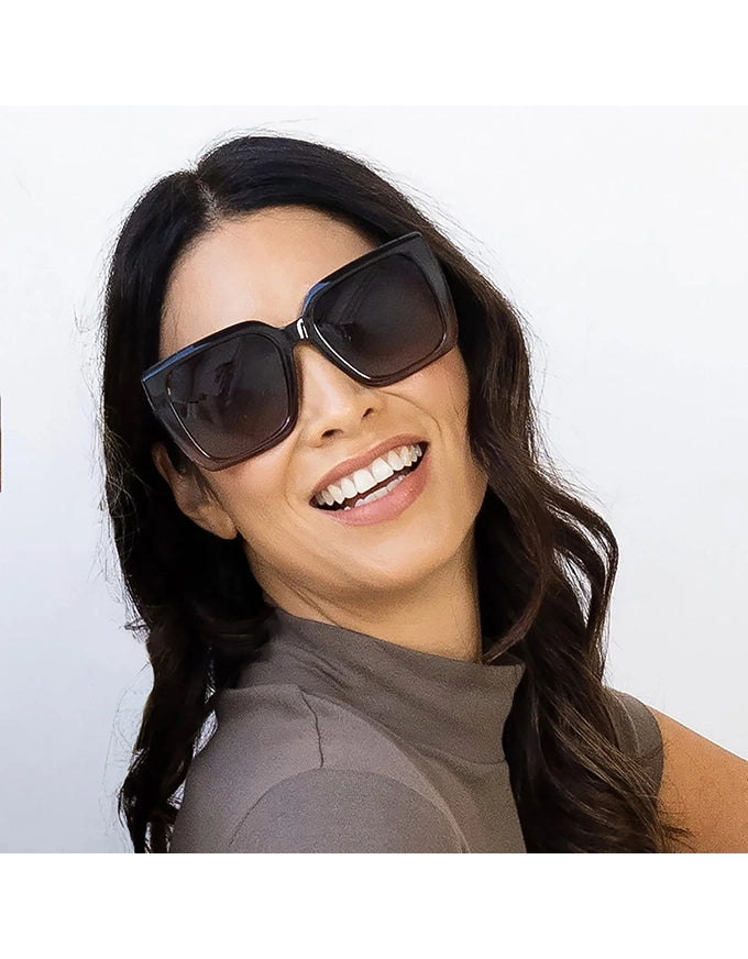 Mackenzie Sunglasses Ombre Plum Brown