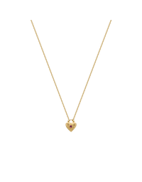 Love You Small Heart Necklace 18kt