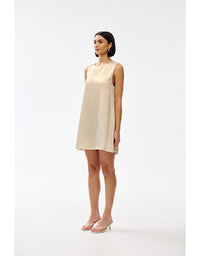 Luca Dress Gold Lustre