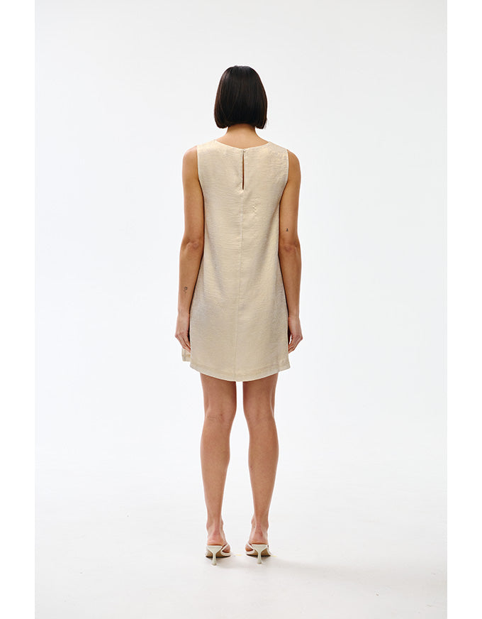 Luca Dress Gold Lustre