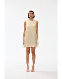 Luca Dress Gold Lustre