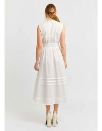 Lucia Dress WHITE LINEN