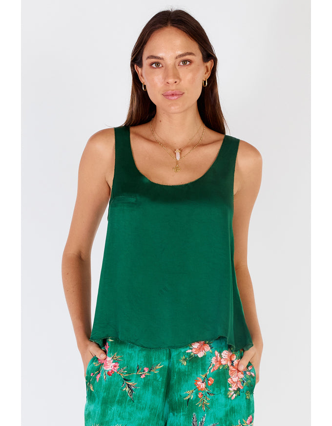 Marigold Singlet Green