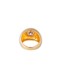 Solitaire Cocktail Ring Gold