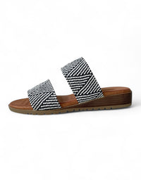 MISTER Sandals Geometric Raffia