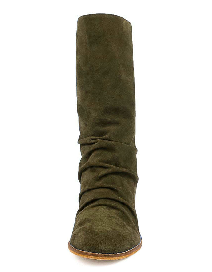 Mizzly Boots Olive Suede
