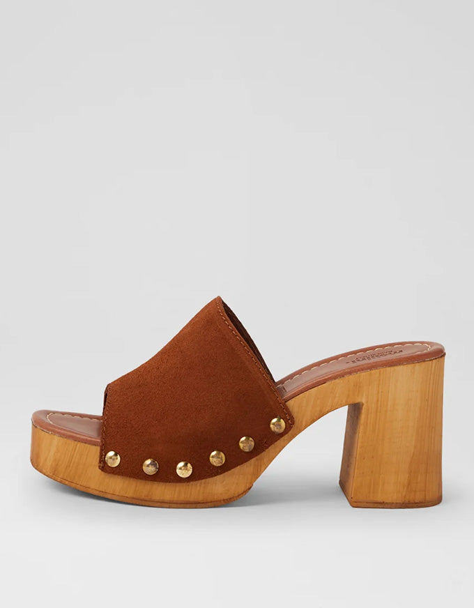 Harmoni Heels - Brown Suede