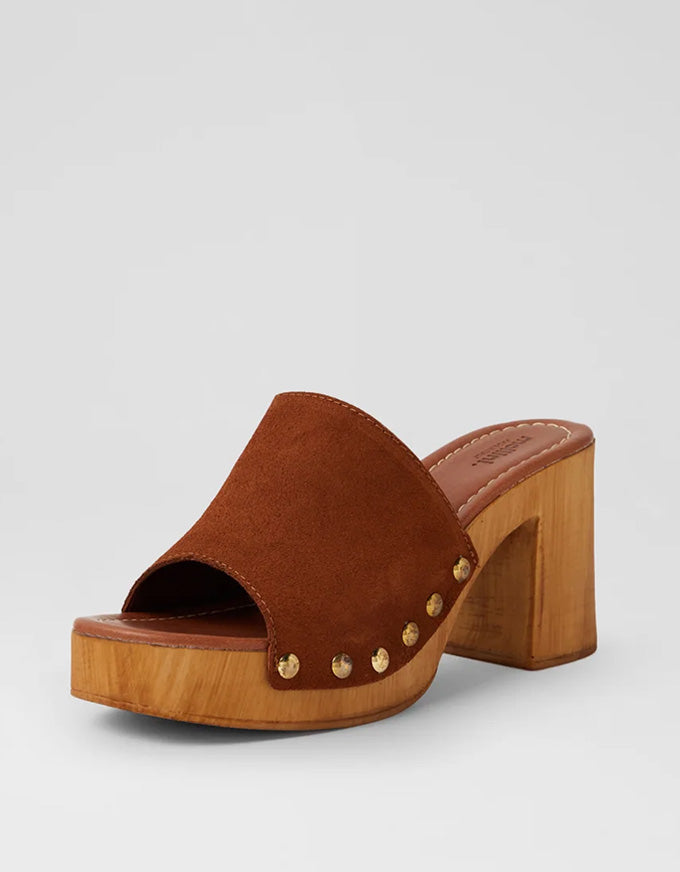 Harmoni Heels - Brown Suede