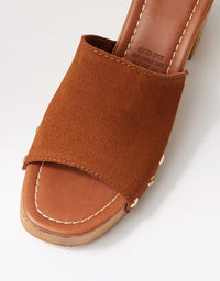 Harmoni Heels - Brown Suede
