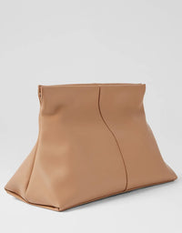 Aevie Handbag Nude Leather