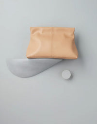 Aevie Handbag Nude Leather