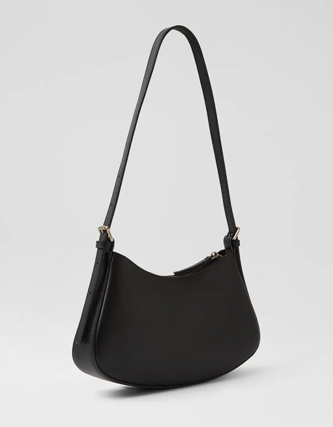 Rayvn Handbag Black Leather