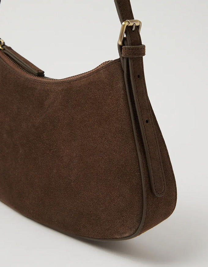 Rayvn Handbag Mocha Suede
