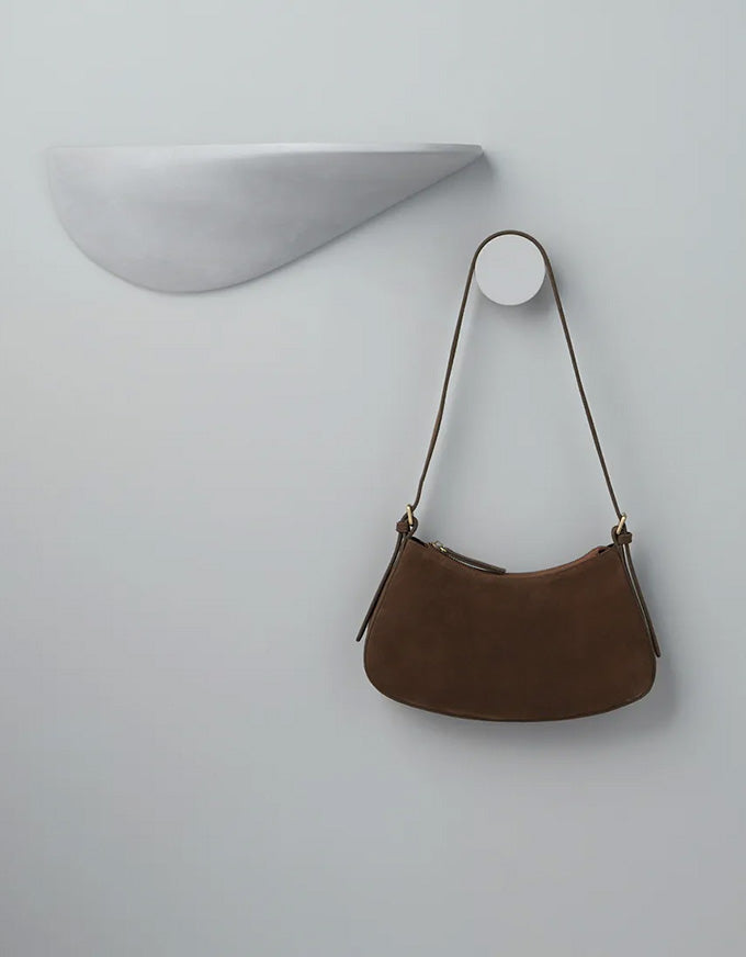 Rayvn Handbag Mocha Suede