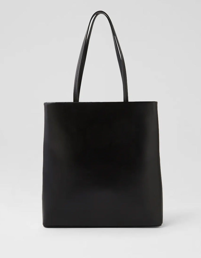 Talli Black Leather Tote