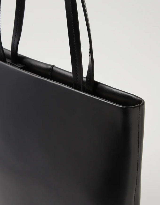 Talli Black Leather Tote