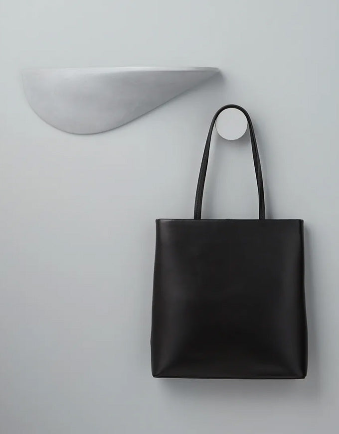 Talli Black Leather Tote