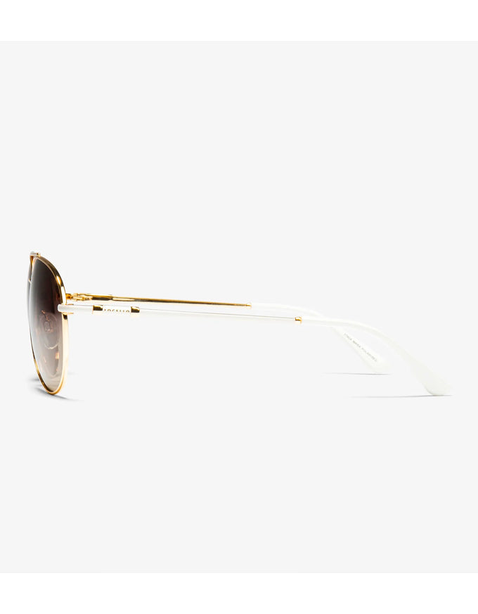 Mara Sunglasses White/Gold