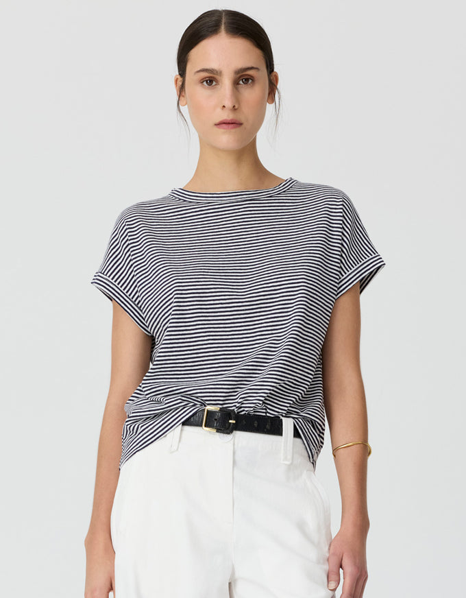Mast Stripe Tee Ink Stripe