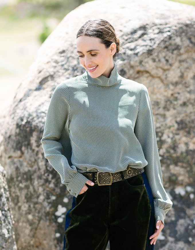 Dutchess Blouse Green