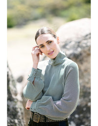 Dutchess Blouse Green