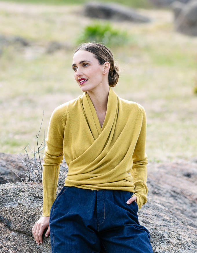 Soho Cardigan Mustard