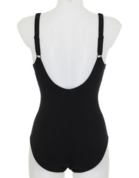 Mesh Insert One Piece Black