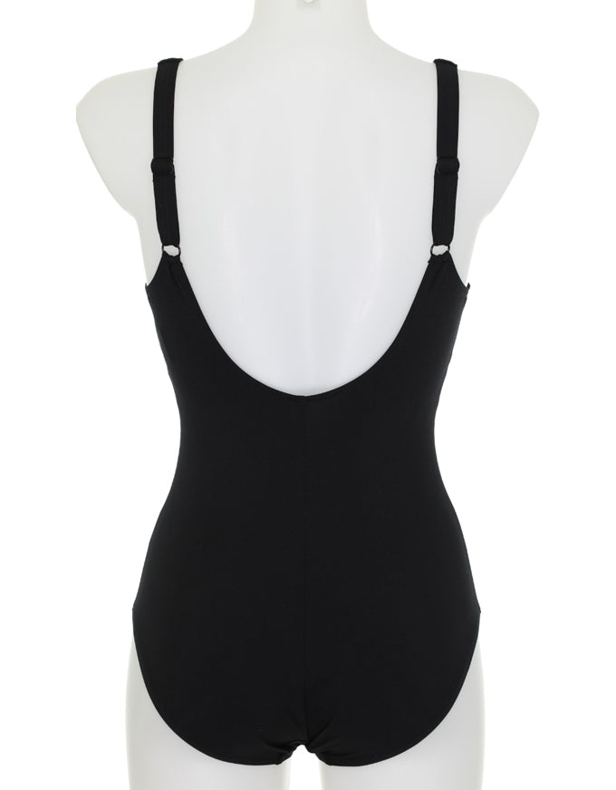 Mesh Insert One Piece Black