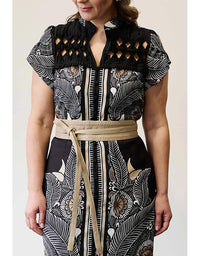 Milton Wrap Belt Oatmeal Leather