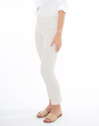 Mini Geo Bengaline Pant Putty/White