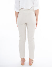 Mini Geo Bengaline Pant Putty/White