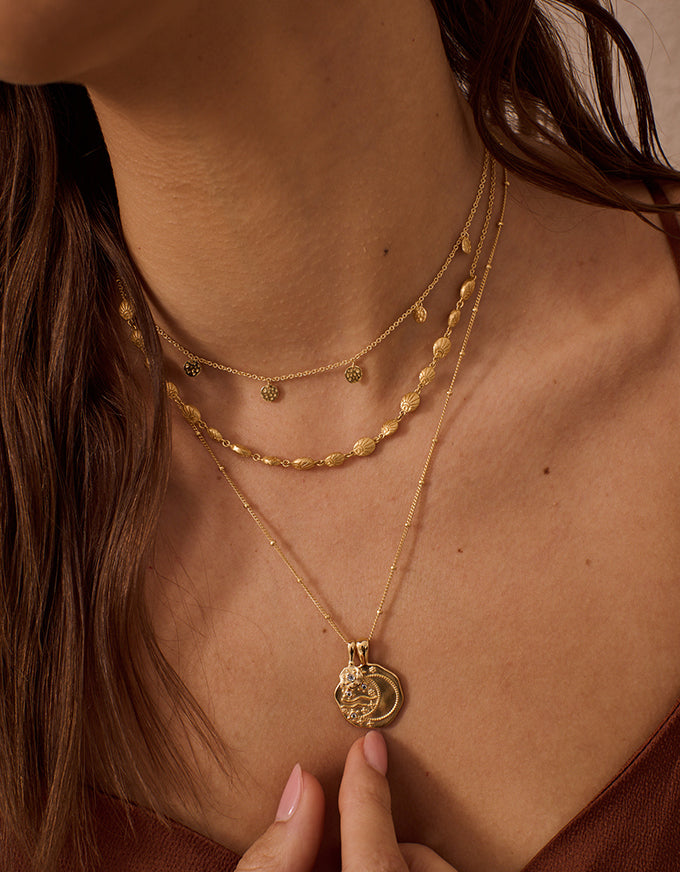 Grace Choker 18KT YG Plate