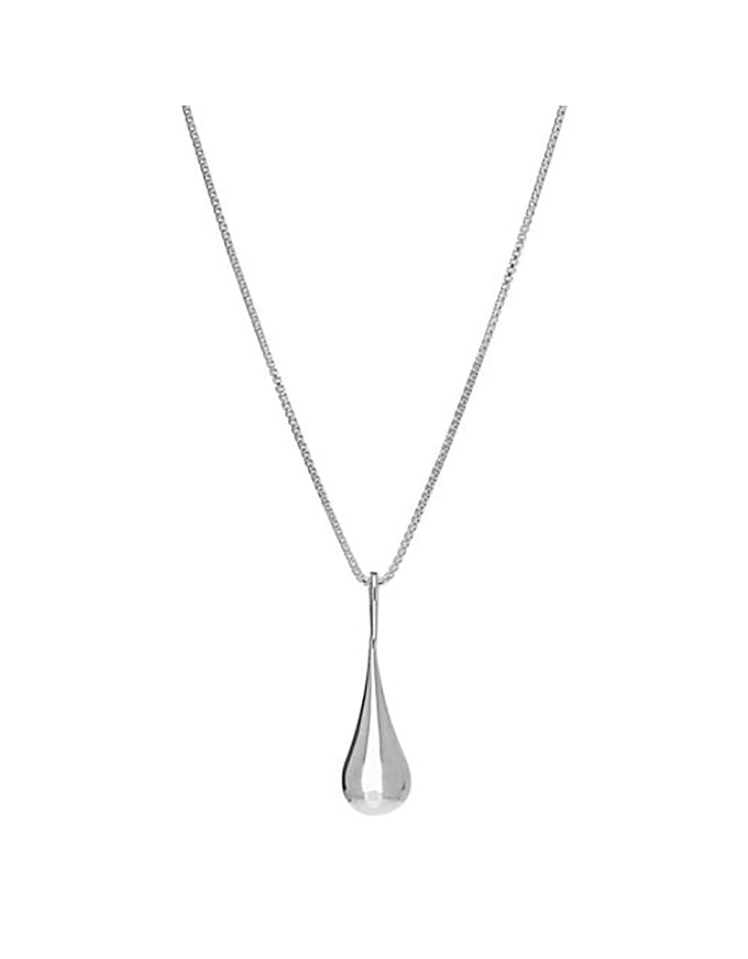My Silent Tears Necklace Silver