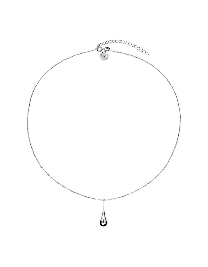 My Silent Tears Necklace Silver