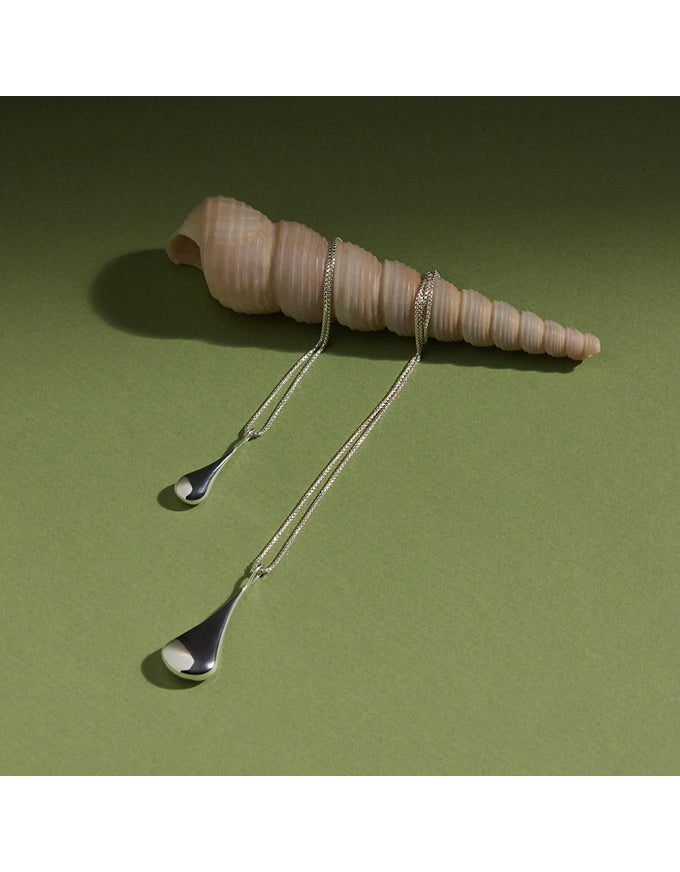 My Silent Tears Necklace Silver