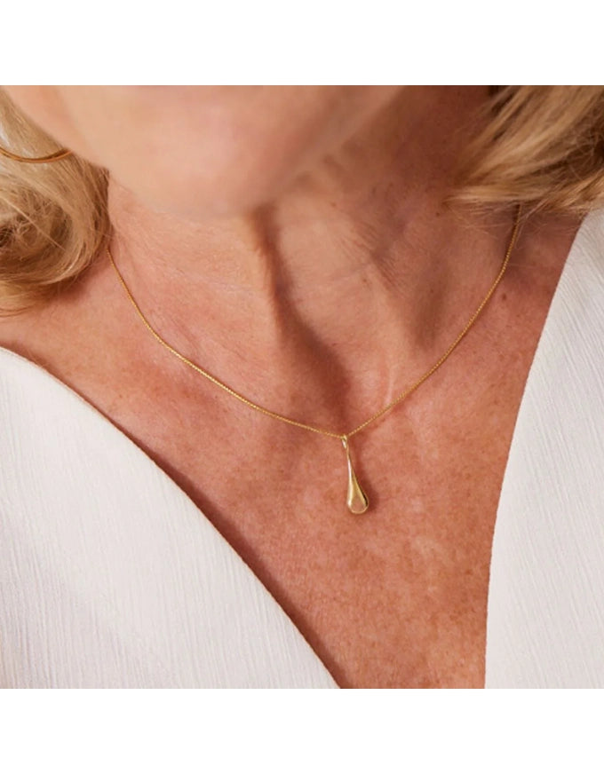 My Silent Tears Necklace Gold
