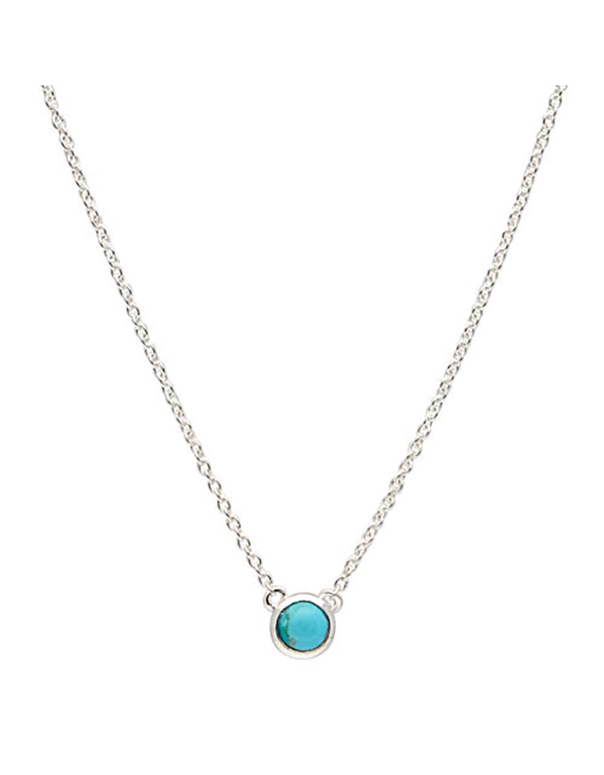 Heavenly Turquoise Silver Necklace