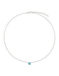 Heavenly Turquoise Silver Necklace