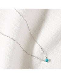 Heavenly Turquoise Silver Necklace