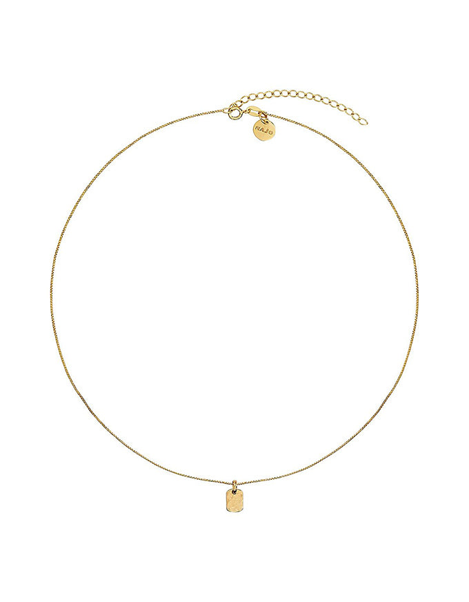 Tigger Yellow Gold Necklace