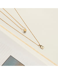 Tigger Yellow Gold Necklace