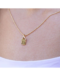 Tigger Yellow Gold Necklace