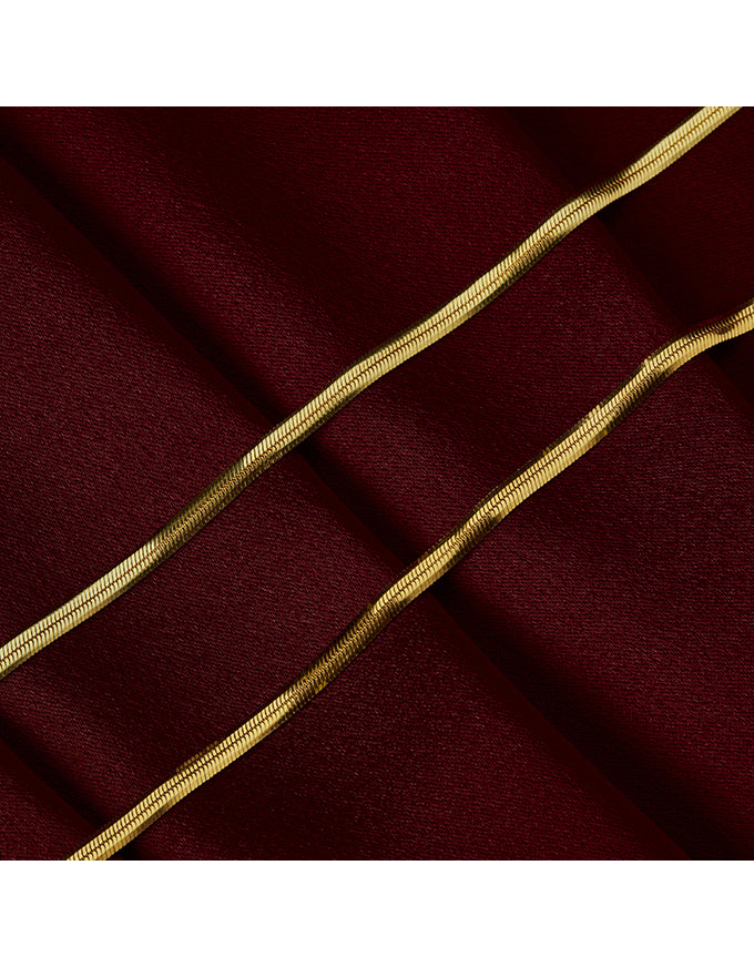 Celestine Yellow Gold Serpent Chain Necklace