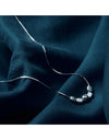 Starway Silver Necklace (45cm+ext)