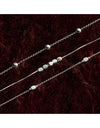 Starway Silver Necklace (45cm+ext)