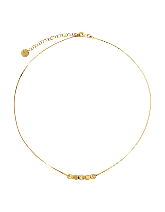 Starway Yellow Gold Necklace (45cm+ext)