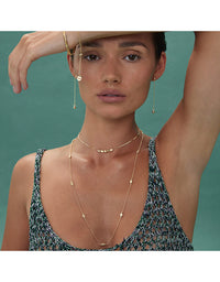 Starway Yellow Gold Necklace (45cm+ext)